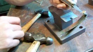 Repairing the Schrade Swinden Rivet knife Muskrat Man [upl. by Eba613]