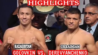 Gennady Golovkin Vs Sergiy Derevyanchenko  Close Fight [upl. by Hackett]