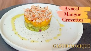 Tartare Avocat  Mangue  Crevettes  Recette GASTRONOMIQUE et Facile [upl. by Dania562]