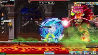 MapleStory GMS Kronos Hard Von Leon Genesis Liberation  Archmage FirePoison [upl. by Yenhpad500]