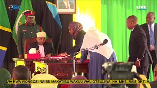 LIVE DKT MWINYI AWAAPISHA VIONGOZI ALIO WATEUWA IKULU JIJINI ZANZIBAR [upl. by Anert]