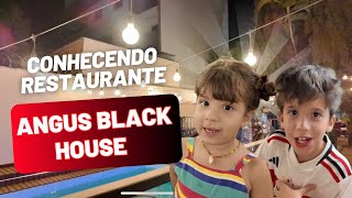 🥩🍔Conhecendo o restaurante Angus Black House de Catalão churrasco hamburger experimentandoComida [upl. by Ashlan]