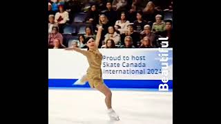 Alysa Liu USA women Free Skating Skate Canada Iternational 2024 [upl. by Paulette]