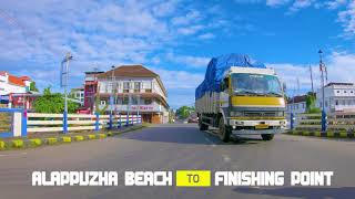 Driving in Alappuzha Town in no traffic  Alappuzha Bypass to Boat Race Finishing point in 4K [upl. by Fermin]