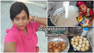 JE REÇOIS DU MONDE À LA MAISONRECETTE DE BEIGNET HARICOT BOUILLIE À CAMEROUNAISE [upl. by Maltz794]