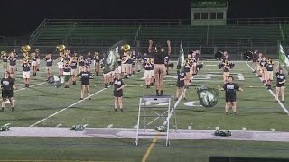 Strongsville High School marching band Friday Football Fever on WKYC [upl. by Alial]