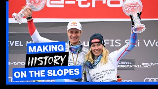 🎿 The story of Marco Odermatt amp Mikaela Shiffrin making history on the slopes  The Power Of Sport [upl. by Collyer]