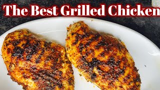 The Best Ever Honey Garlic Grilled Chicken Breast [upl. by Llekcor]