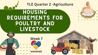 TLE 7 Quarter 2 Week 7  Housing Requirements for Poultry and Livestock MATATAG Curriculum [upl. by Yerocal486]