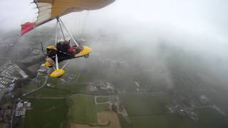 Microlight  Real Emergency Forced Landing Engine Out [upl. by Schweiker121]