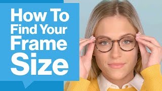 How To Find Your Frame Size  GlassesUSAcom [upl. by Ahseem753]