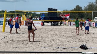 Sisi  Jovz  Pons  Dji Philippine beach Volleyball players practice Seagames 2023 in Otres [upl. by Enelie]