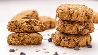 Simple Crispy Oatmeal Chocolate Cookies [upl. by Marie-Ann]