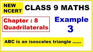 Class 9 Maths  Chapter 8  Example 3  Quadrilaterals  New NCERT  Ranveer Maths 9 [upl. by Sumer505]