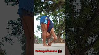 Padangusthasana for beginners  Yoga O Jivan 🧘‍♂️ shorts yogaposes yoga youtubeshorts yogi [upl. by Ennybor]