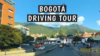 BOGOTA Colombia  Driving Through the City 4K [upl. by Eel771]