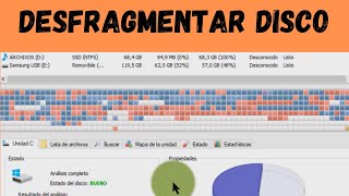 desfragmentar disco duro windows 102024como desfragmentar 💽COMO desfragmentar disco duro [upl. by Nayrb]