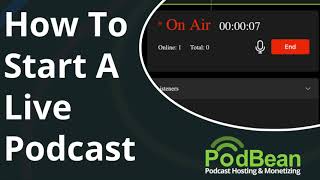 How To Start a Live Podcast [upl. by Shama]