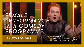 Sophie Willan dedicates her win to her late grandmother  Virgin Media BAFTA TV Awards 2022 [upl. by Zoa]