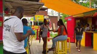 Seafood Lunch at the Sunshines Beach Bar amp Grill Nevis [upl. by Aletsirc]