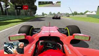 AC  camp FERRARI SF70H ad Imola [upl. by Eycats]