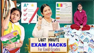 LAST Minute EXAMS Tips And Tricks To Get GOOD GRADES  Students HACks  CookWithNisha [upl. by Aidnac]