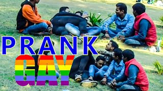 Gay prank on boys gone funny  pranks in India delhi [upl. by Ettenaj652]