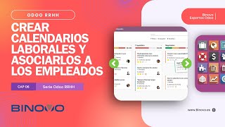 ODOO RRHH  Tutorial 06 📌 Crear calendarios laborales en Odoo y asociarlos a los empleados [upl. by Cam]