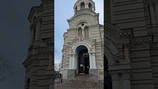 Riga Nativity of Christ Orthodox Cathedral from outside 💫 riga center europeantravel [upl. by Zenger]