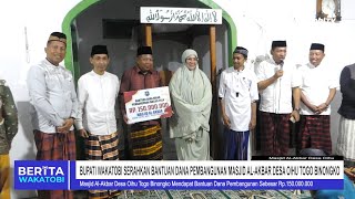 MASJID AL AKBAR DESA OIHU TOGO BINONGKO TERIMA RP 150000000 BANTUAN DANA HIBAH PEMDA WAKATOBI [upl. by Lilly877]