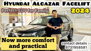 Hyundai Alcazar Facelift Now in Imphal With More Comfort and Practical 👍2024 [upl. by Kingsley874]