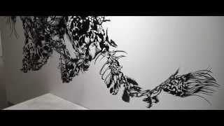 Cloud Leopard 2012 Paper Cut Art  Official Video  Nahoko Kojima [upl. by Donelson]