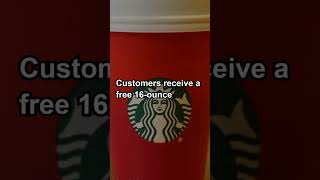 Its Starbucks Red Cup Day Everything You Need to Know About This Festive Event viralshorts [upl. by Dewhurst421]