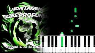 MONTAGEM VOZES PROFUNDAS ▶ Piano Tutorial [upl. by Reilamag754]