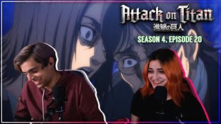 Siblings React to Attack on Titan 4x20 [upl. by Aciretal]