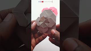 Origami Heart With 4 HEARTS  Paper Craft  DIY [upl. by Ellmyer]