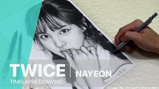 TWICE  Nayeon  Drawing Time Lapse [upl. by Mirabelle]