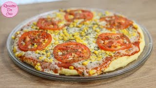 PIZZA DE MICROONDAS HIPERFÁCIL  PRONTA EM 10 MINUTOS  RECEITAS DA CRIS [upl. by Truda]