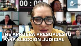 Presupuesto precautorio del INE para elección judicial asciende a 13 mil mdp [upl. by Alpert]