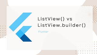 ListView vs ListViewbuilder  Flutter [upl. by Niehaus]