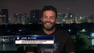 Jose Altuve Wins AL MVP [upl. by Ava]