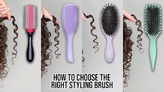 Comparing the Best Styling Brushes for Curly Hair [upl. by Handler]