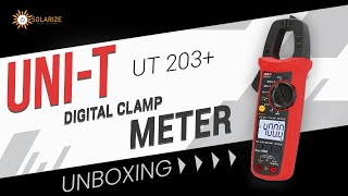 UNIT UT203 Digital Clamp Meter Unboxing  ac dc clamp meter [upl. by Aiduan]