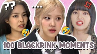 100 ICONIC MOMENTS in the HISTORY of BLACKPINK [upl. by Mano]