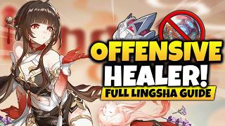 LINGSHA GUIDE How to Play Best Relic amp Light Cone Builds Team Comps  Honkai Star Rail 25 [upl. by Schach]