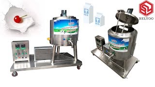 50L100 Lh HTST flow pasteuriser for mini dairy plant Fresh milk pasteurizer machine [upl. by Meelak]