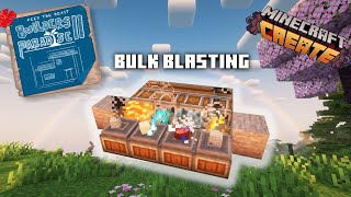 Create Bulk Blasting Haunting Washing amp Smoking  Minecraft FTB Builders Paradise 2 German [upl. by Anyela]