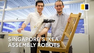 This Singaporemade robot can assemble IKEA furniture in 20 minutes [upl. by Alexandros]