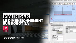 MAÎTRISER LE DIMENSIONNEMENT SUR ROBOT SA  NF BYGG structure btp civilengineering construction [upl. by Assi]