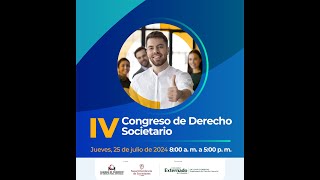 IV Congreso de Derecho Societario pm [upl. by Tloh194]